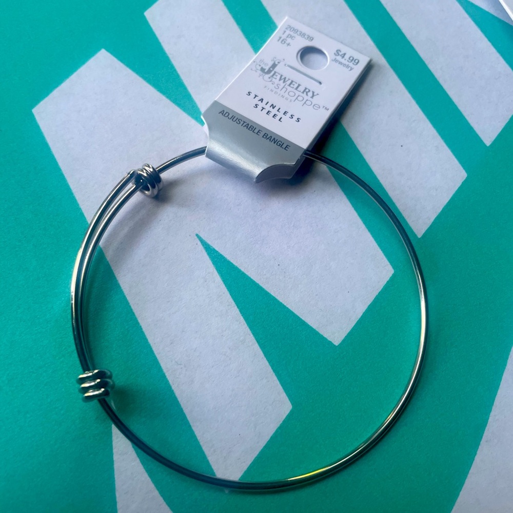 Silver charm bracelet